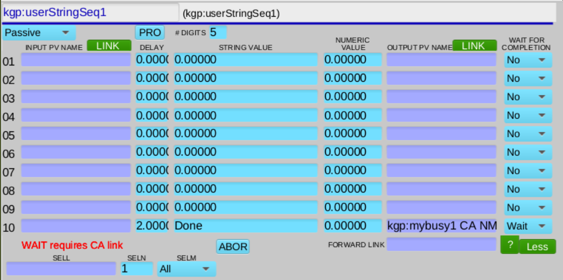 sseq record example